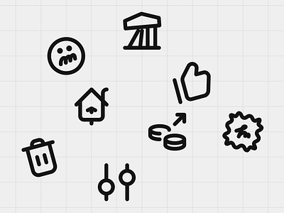 Pixel-Perfect Icon Set | 1,400+ UI Icons 24px icons aidarmagic design icon icon pack icon set icons icons pack mark service icons ui ui icons user interface icons wireframe