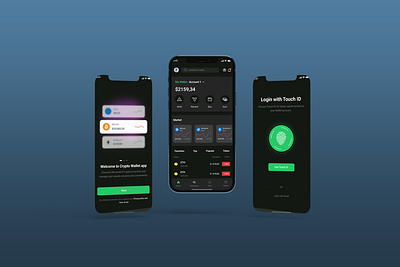 Next-Gen Crypto Wallet UI Design 🔒💎 | Secure, Sleek & Smart appdesign bestshots cleanui cryptocurrency cryptocurrencywallet cryptorevolution cryptowallet dailyui designfeedback designinspiration dribbble dribbblecommunity figmadesign fintechapp mobileappdesign techtrends2024 ui ux uxui walletapp