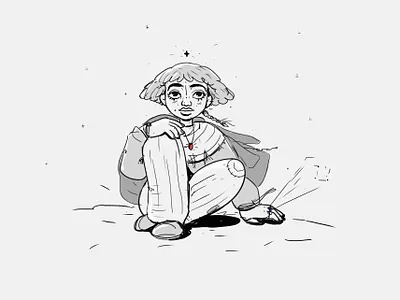 Character illustration from my sketchbook 2d artist character character illustration design illustration sketch