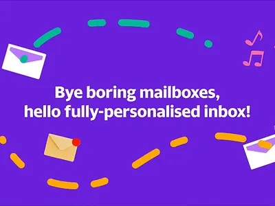 Yahoo!Mail7 | Personalisation Ads animation design graphic design motion motion ads yahoo yahoo mail