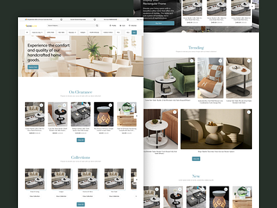 Home Decor Store E-Commerce Website animation app branding design dribble e commerce graphic design illustration landing screen logo online store page shop store ui ux vector website