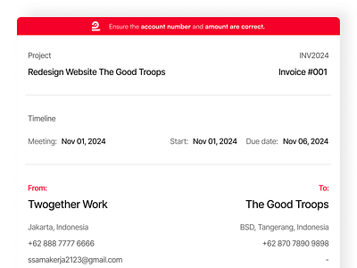 Invoice Preview amount document invoice invoice document invoice preview payment product product design proof of payment