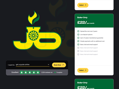 JB Heating - Website Redesign branding design graphic design homepage illustration logo mockup showcase ui uxui vector web website