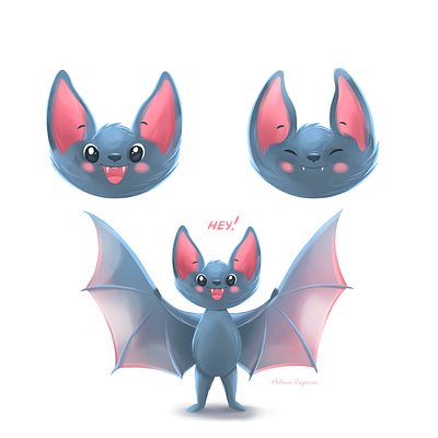 Cute bat bat character character design children art children book childrens book colorful colors digital art digital painting kidlit kidlitart kids illustration picture book