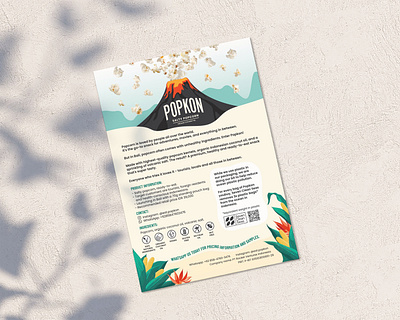 POPKON | Flyer Design adobe illustrator bali branding brochure design flyer design graphic design leaflet poster presentation design product promotion