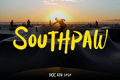 Southpaw – Graffiti Signature Font creative