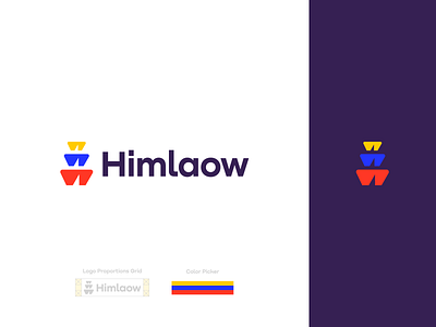 Himlaow brand branding design graphic design himlaow logo logo design minimal modern