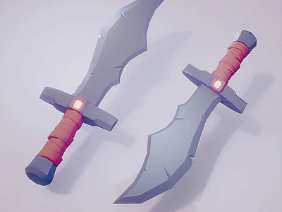 3D Modeling & Rendering STYLIZED LOWPOLY DAGGER | BLENDER & UE5 3d 3d modeling ancient dagger design fantasy flat shaded game game asset game model icon low poly lowpoly melee pirate rpg stylized sword tutorial weapon