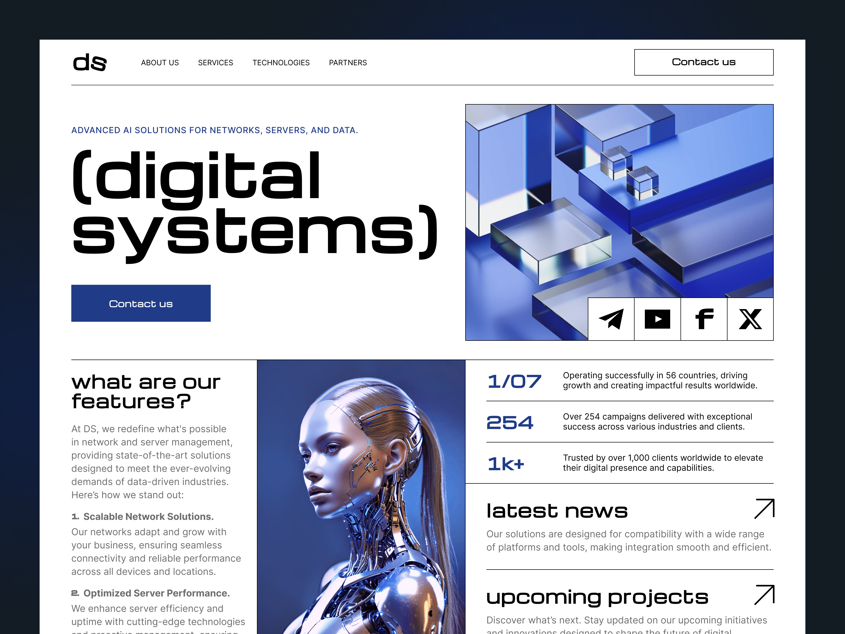 Example of Landing Page Design + Development 