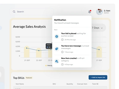 Notification Popup Design | Dropshipping SaaS Product design alert popup antdesk app notification dashboard dashboard notification design showcase drop shipping figma design icon popup idealrahi modern ui notification popup product design responsive ui saas notification ui design user interaction design ux design web app design web ui design