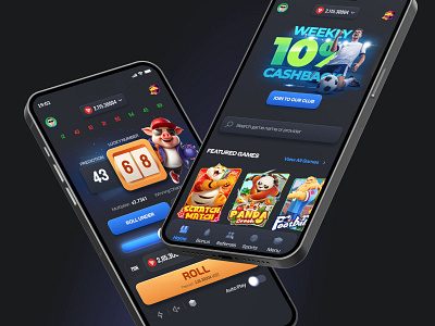 iGaming Platform - Homepage Design ai game bonus cashback casino game crash game crypto game dice gamble gambling game dashboard game homepage homepage igaming lottery nft game referrals roll roll under slot game usdt