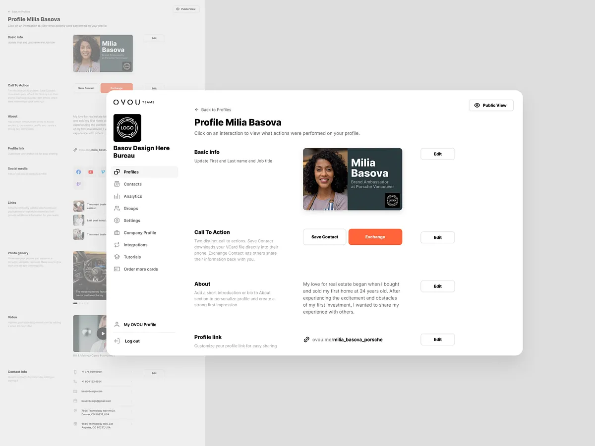 Browse thousands of edit profile page images for design inspiration