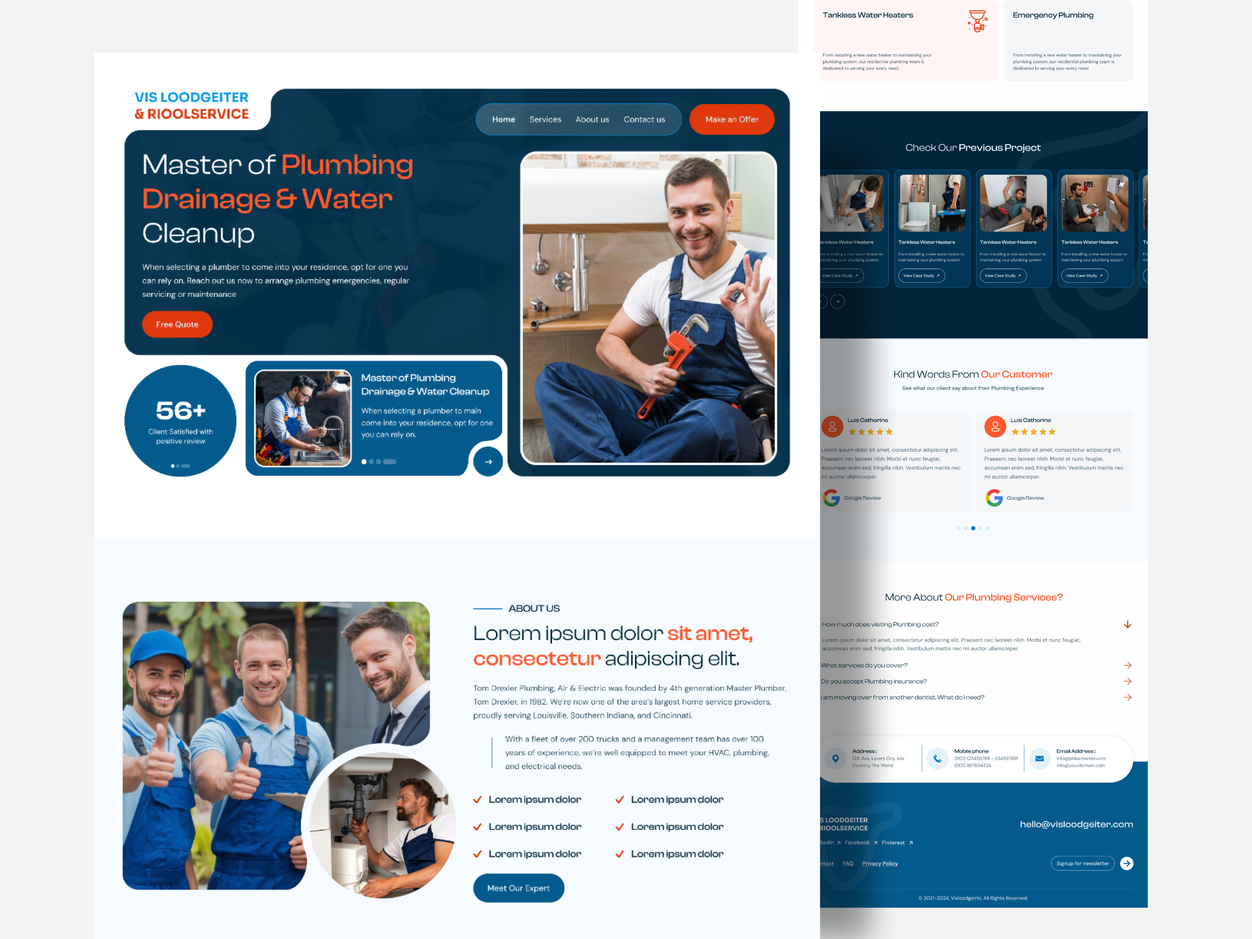 Example of Landing Page/Web Design