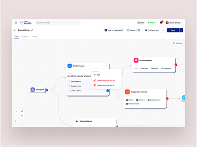 Flowbuilder design saas ui ux