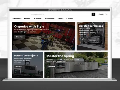 My Garage Supplies development ecommerce graphic design