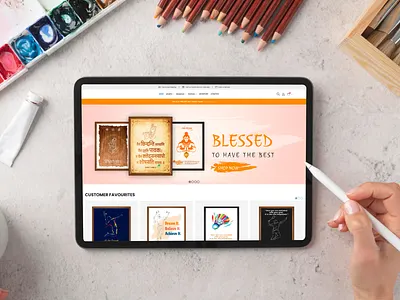 Art Design Home Decor branding development ecommerce graphic design