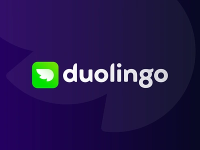 Duolingo - Logo Redesign app application bird branding creative branding creative logo duobingo freelance logo design identity design jeroen van eerden logo logo app logo design redesign wing wing logo