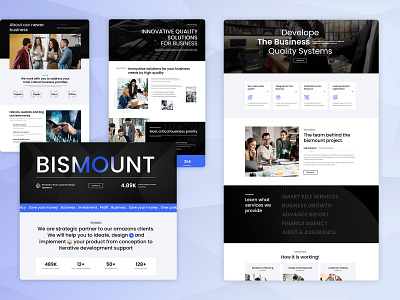 Bismount - Business Portfolio and Consulting WordPress Theme web template