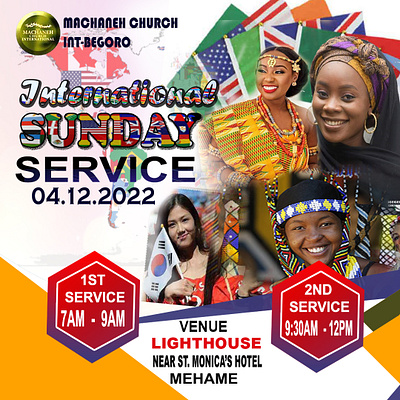 GidPhics International Sunday branding graphic design