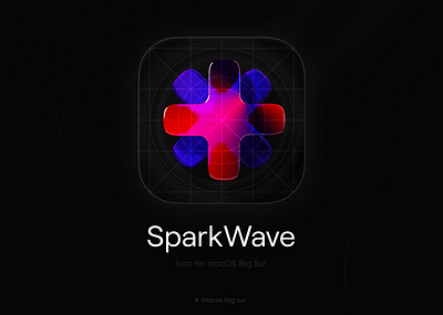 SparkWave Logo brand designer branding creative design geometric graphic design icon identity ios icon logo logo designer logodesign logos logotype mark monogram symbol typography vector wordmark