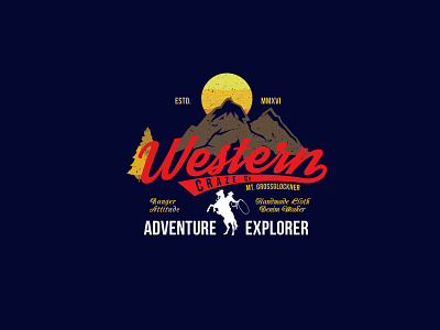 Western Craze Adventure Explorer adventure explorer horse rider palm tree rider rock sunset tshirt typography western westerncraze