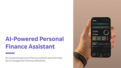 AI-Powered Personal Finance Assistant ai ai driven app budget data visualisation finance mobile design ui design ux design visualisation