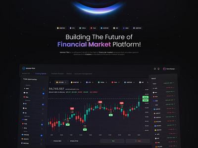 UI/UX Design for Financial Market bot crypto design exchange figma financial market graphic design product design ui uidesign uiux ux uxui