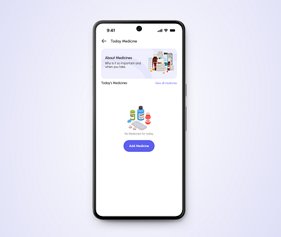 Add Medicine Design app app design doctor health health app healthcare illustration medical medicine medicine app mobile mobile design reminder app ui ux