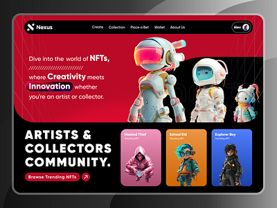 Nexus: A Hub for Artists, Collectors, and NFT Enthusiasts! buynfts creativehub crypto cryptoart digitalart digitalassets fintech marketplace morselamps multiqos nft nftart nftcollection nftcommunity nftgiveaway nftmarket nftmarketplace nfts nftsales token