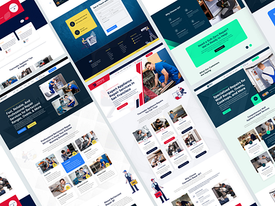 Repair Website UI/UX design and Development repair landing page repair page repair website repair website landing page repair website uiux wordpress repair