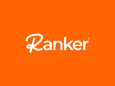 Ranker SEO Tool's minimal wordmark logo 3d animation branding design graphic design illustration logo minimal logo modern logo motion graphics playful logo seo typography logo ui vector wordmark