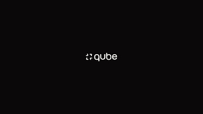 Qube animation design graphic design identity intro logo rebrand symbol