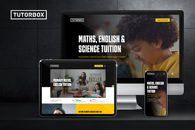 🎓 TutorBox - Empowering Students Since 2012 🎓 app design branding design figma luxurydesign minimaldesign mobile design modernui premierservices ui ui design uiuxdesign ux design web design websitedesign