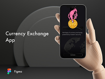 Currency Exchange App app branding design illustration mobile app ui ux