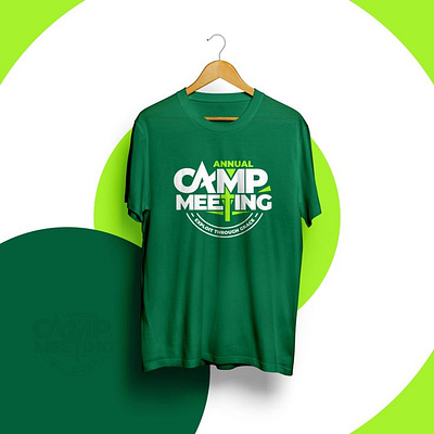 Annual Camp Meeting T-Shirt Design branding design graphic design icon identity illustration logo merch design ui ux vector