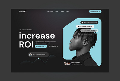 Hero Landing Page Concept creativeconcepts figma fintech fintechdesign heropage landing page trending u ui ui and ux uxdesign