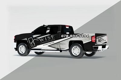 Wise Construction Truck Wrap Design | Vehicle Wrap adobe illustrator branding car car branding car design car wrap decal design inspiration ford graphic design sticker trending design truck van vehicle vehicle graphics vehicle wrap vinyl wrap design wrapping