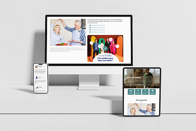 Coach en santé front end site web webdesign