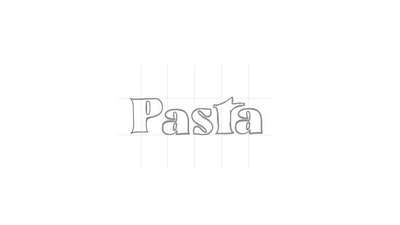 Pasta - Streetwear Identity apparel identity clothing identity fashion identity pasta custom logo pasta custom wordmark pasta display wordmark pasta identity design pasta streetwear streetwear streetwear identity