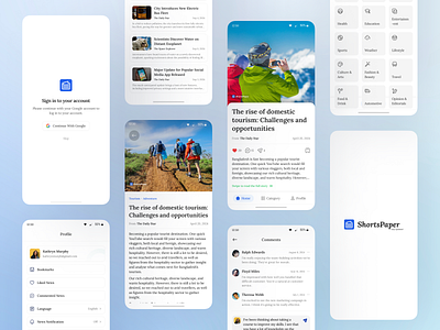 Case Study: Making News Easy and Engaging for Everyone app case study design figma hero page news app newspaper ui user experience user research ux website