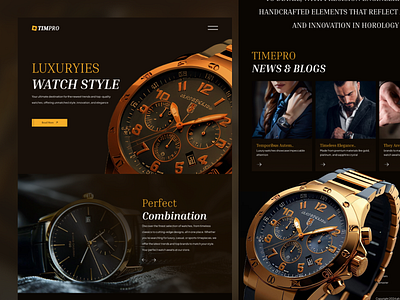 Timeless Elegance: Luxurious Watches Landing Page Design best luxury watch in usa best uiux deisgn in usa best watch brand in usa branding figma design luxury watch website design man watch brand minimalist luxury design mobile app design modern luxury website design premium watch branding techwitpro uiux uiux design watch branding design watch ecommerce uxui watch store landing page watch website web design website design