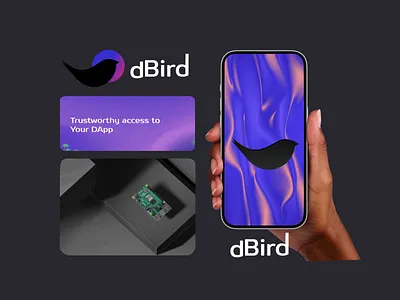 DBird Baner coldwallet 3d ae ai animation branding figma motion graphics spline ui