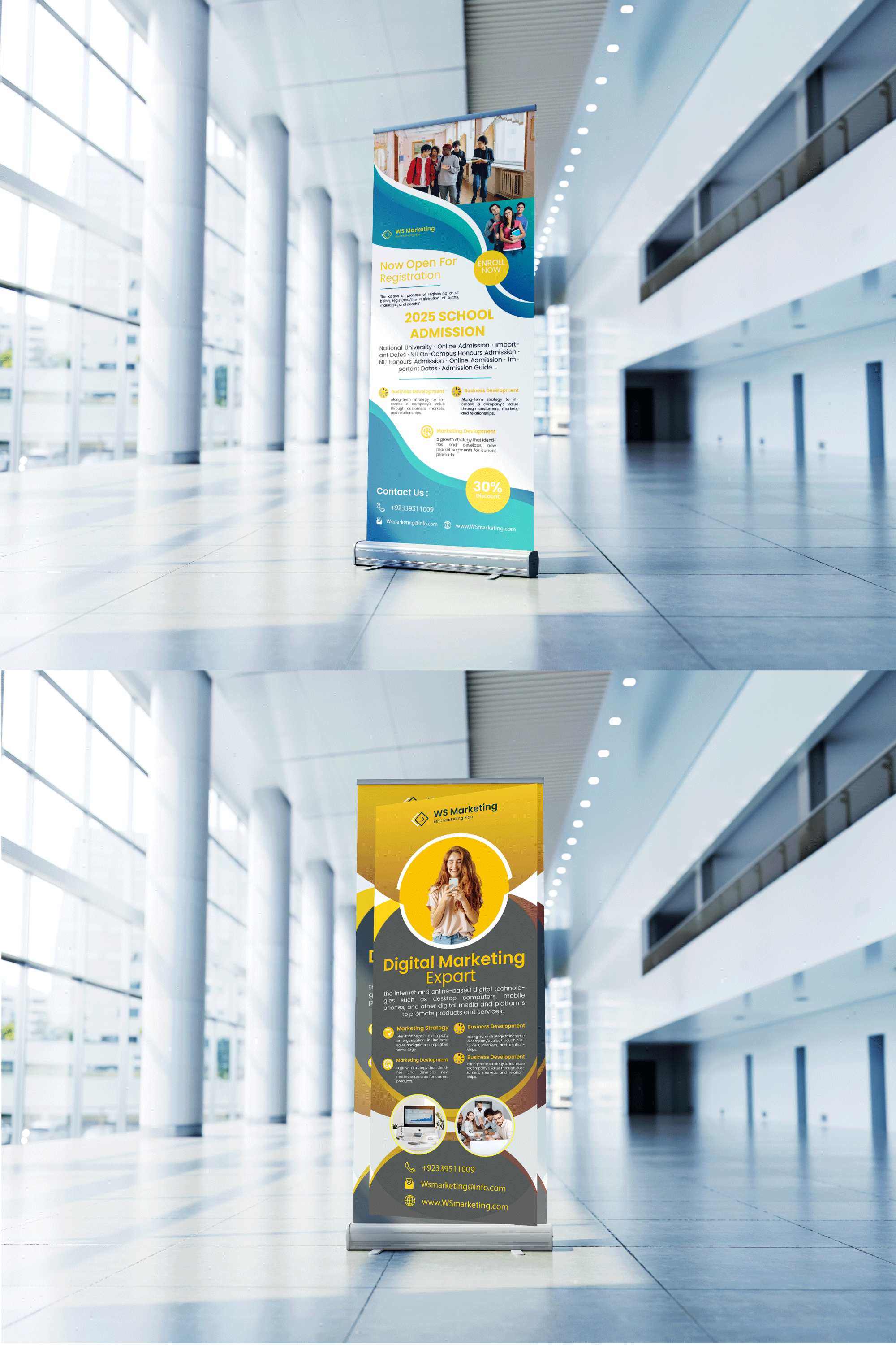 Roll Up Banner Design Template advertisement banner design graphic illustration roll up banner design rull up social adds