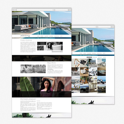 Jardin de ville ui webdesign