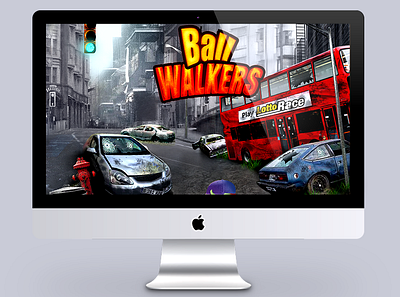 Ball Walkers - Facebook game animation branding graphic design motion graphics ui