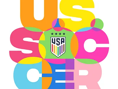 U.S. Soccer Women's Team Pride Tee branding design graphic design illustration logo typography vector