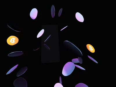 Cryptowallet app 3d animation app crypto app cryptowallet design motion graphics sending crypto spline ui