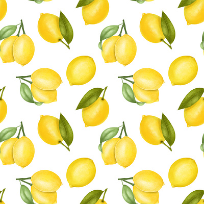 Lemon Patterns background pattern design illustration pattern