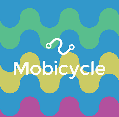 Mobicycle - App Logo app bicycle brand branding bussnies design graphic design icon illustration logo logotype mock typography ui vector