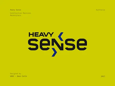 Heavy Sense Logo Design brand branding construction logo logomark logotype